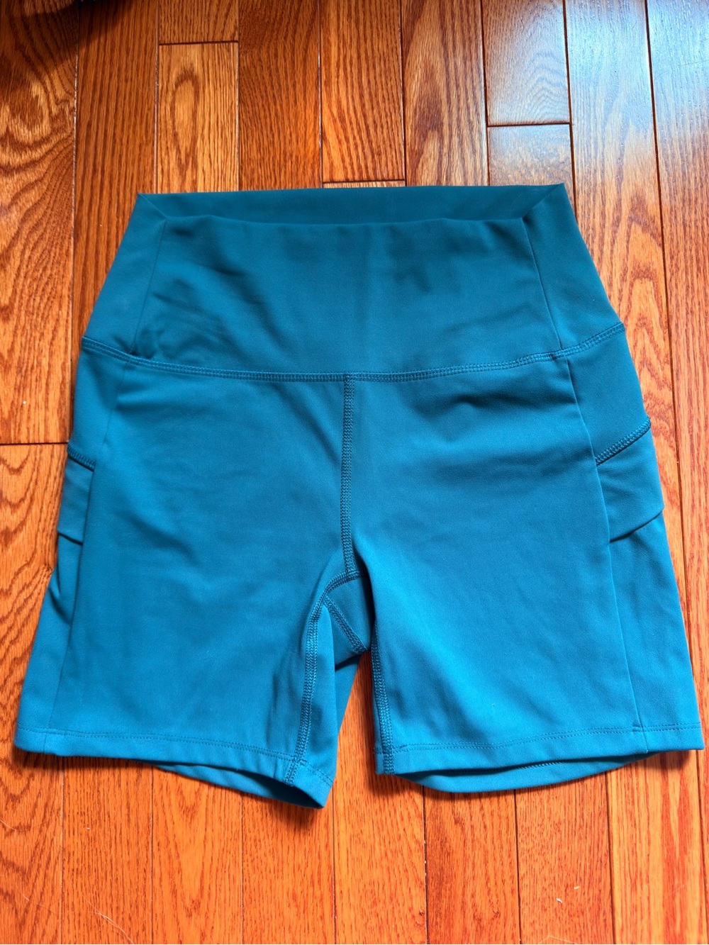 RBX High-Waist Teal Women’s Active Shorts
